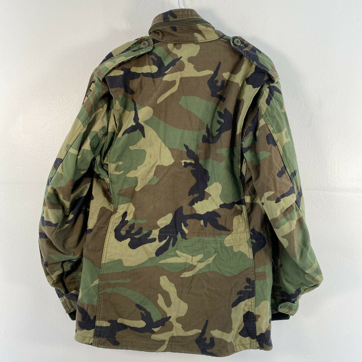 US Army Military Cold Weather Camo Field Jacket Mens sz S Reg 8415-01-