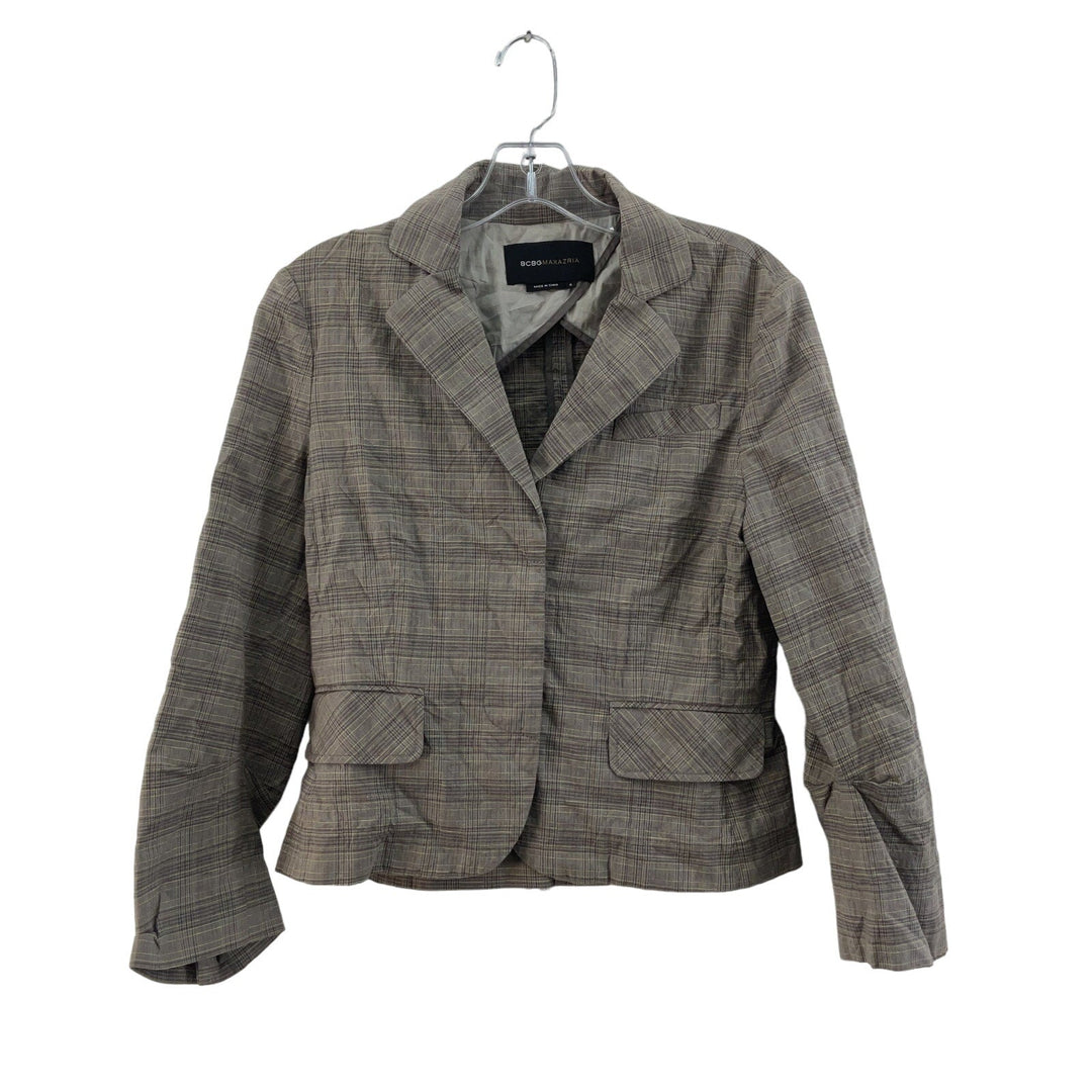 Bcbg plaid blazer hotsell