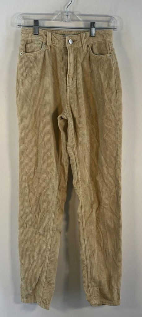 Urban Outfitters Pants BDG Mom High Rise Corduroy Pant in Beige Size 24
