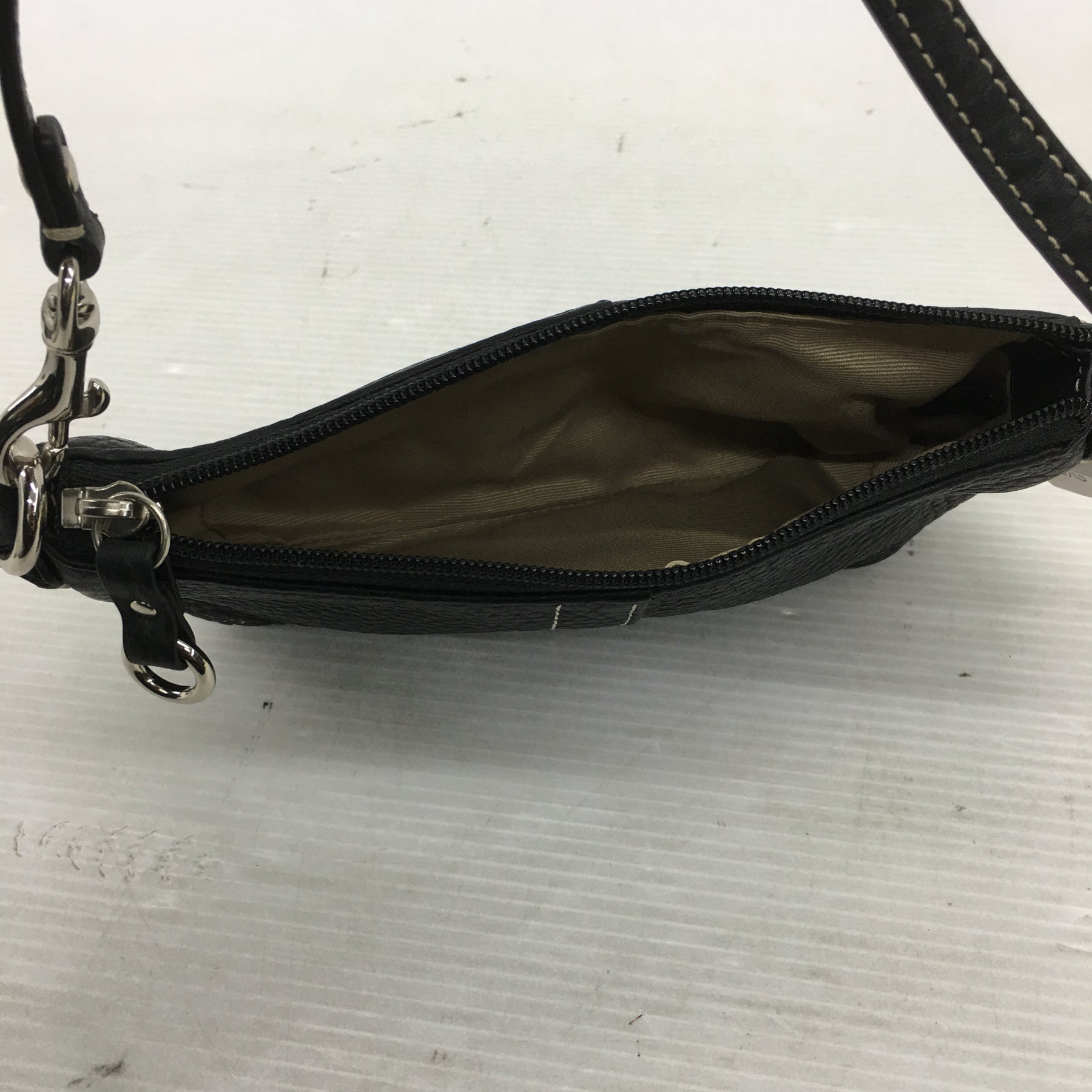 Lot of 3 Coach Micro Mini Leather Wristlet Shoulder Bag Handbag Wallet Purse